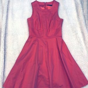 French Connection Pink Fit & Flare Dress